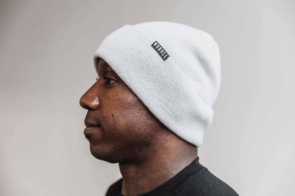 NOBULL Cuffed Beanie - Glacier Grey - Ireland (7435TUJFE)